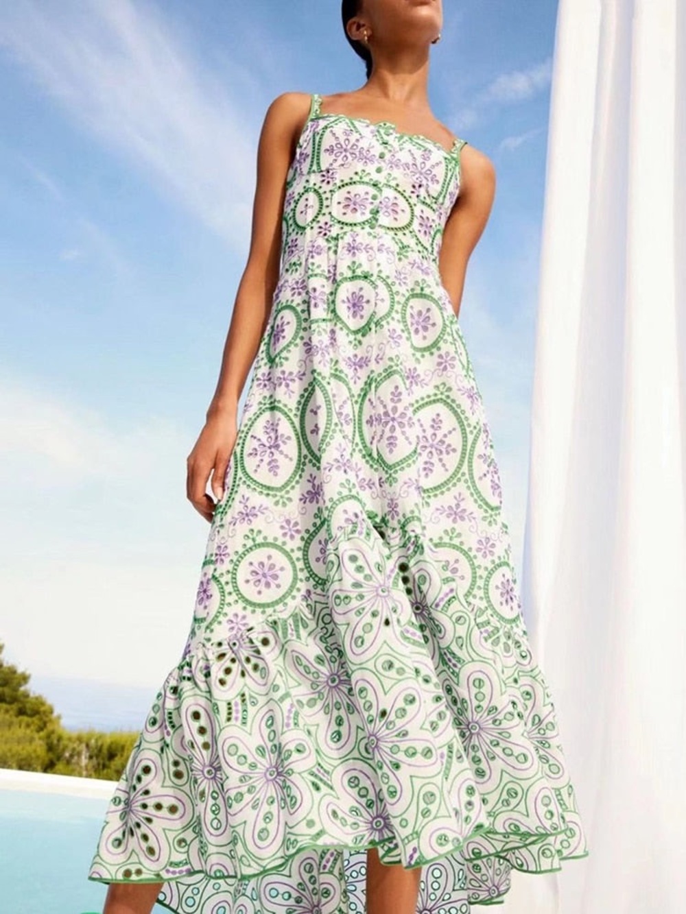 Charo Ruiz Ibiza Irene midi dress in lilac fruition M NWOT